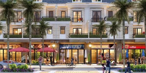 Bán nhà phố shophouse Đông Nam hoàn thiện mặt ngoài MT: 5m Vinhomes King Park Bắc Ninh